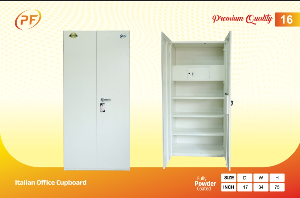 Front view of Office cupboards